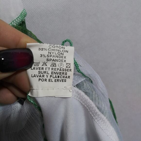 C'Fait Pour Vous Paris Green Abstract Layered Asymmetrical Fairy Boho Dress 2 - Picture 11 of 15